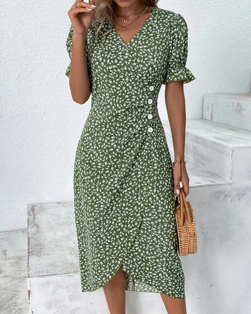 Lorena - blomstret kjole - Lively