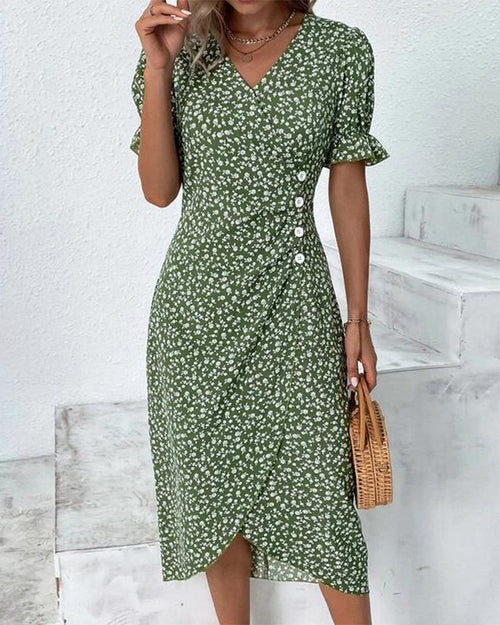 Lorena - blomstret kjole - Lively