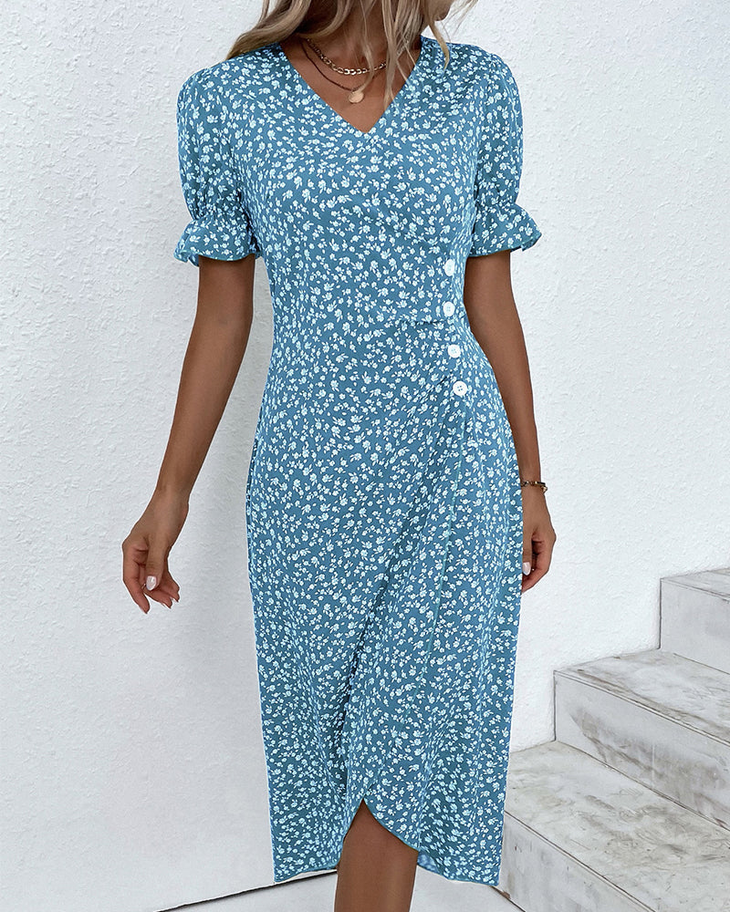 Lorena - blomstret kjole - Lively