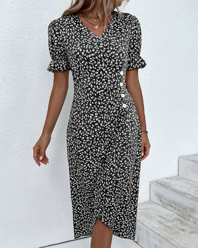 Lorena - blomstret kjole - Lively