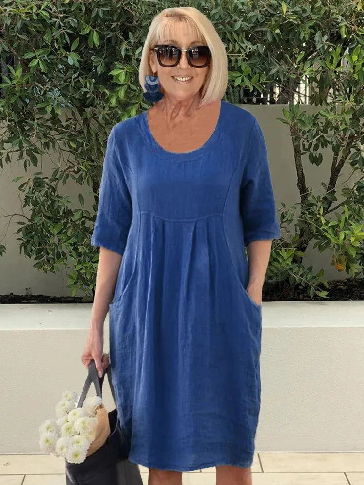 Freja - Sommerkjole Med Lommer