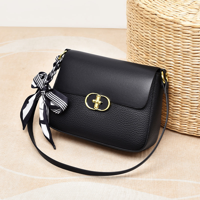 Safira Vegan Leather Shoulder Bag
