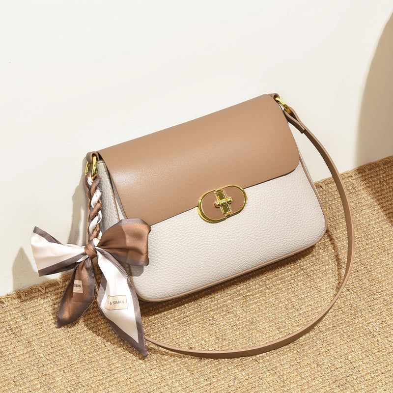 Safira Vegan Leather Shoulder Bag