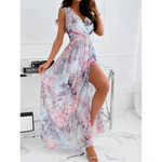 MODA Moderigtig sommerkjole med blomster