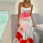 Felicity - Chic maxikjole med blomstermønster