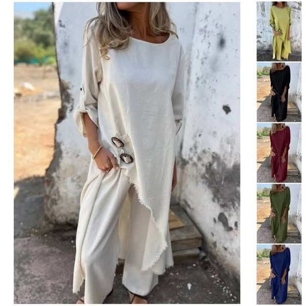 Løs Maxi Kjole | Let & Åndbar | Casual Elegance