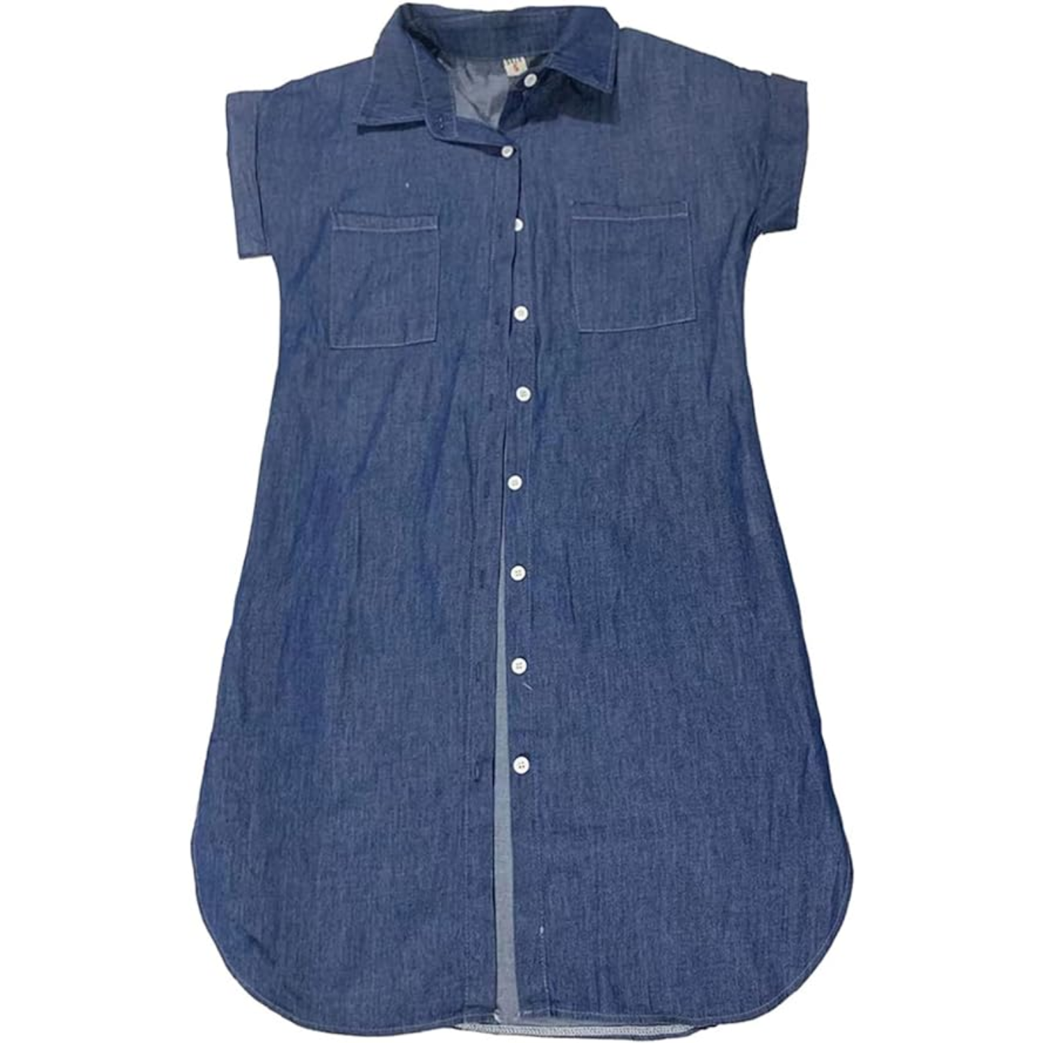 MODA Afslappet denimkjole fra
