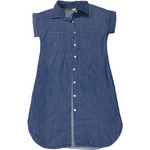 MODA Afslappet denimkjole fra