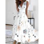 MODA Chic blomstret kjole