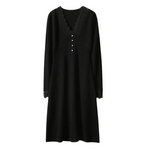 Clara - Chic ribstrikket sweater med sarte blondeærmer