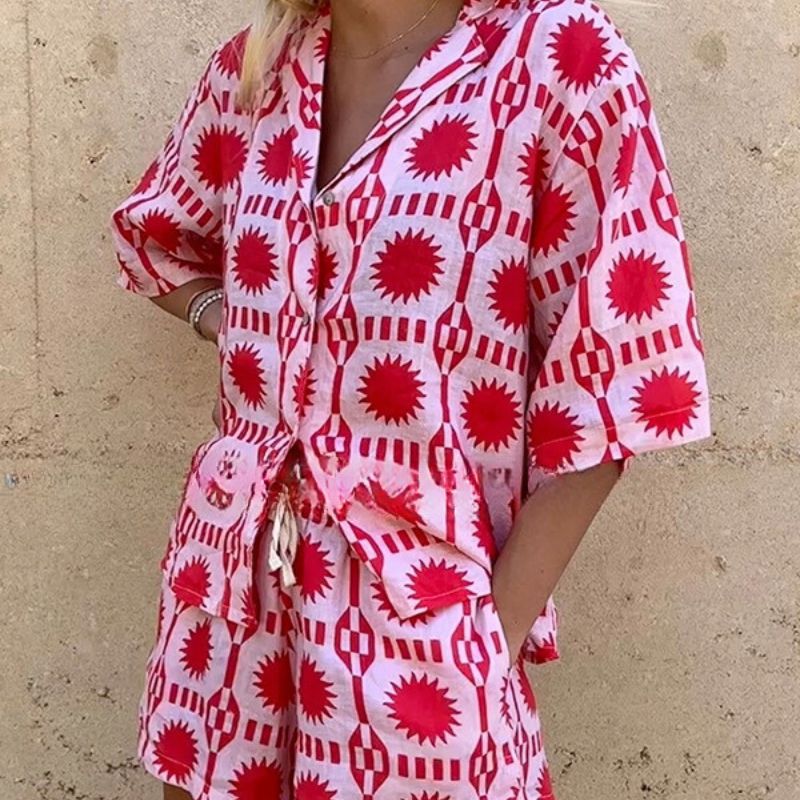 Scarlett - Chic jumpsuit med geometrisk print