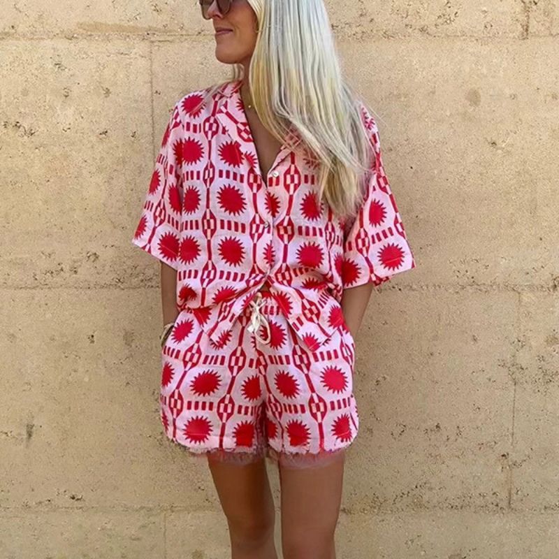 Scarlett - Chic jumpsuit med geometrisk print