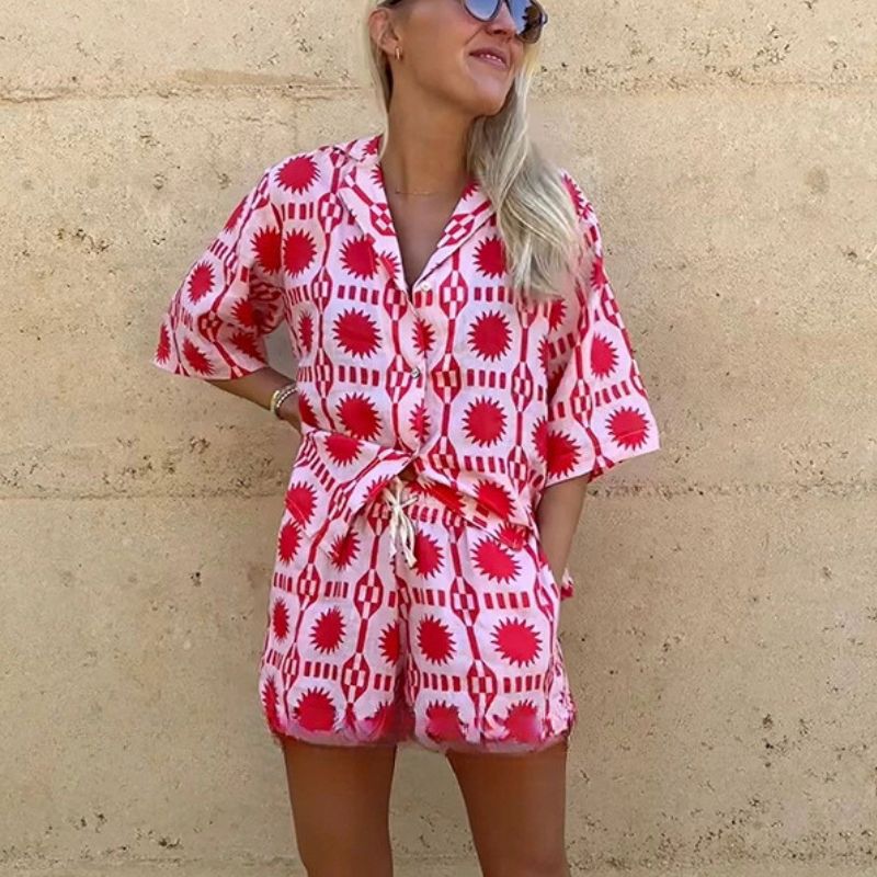 Scarlett - Chic jumpsuit med geometrisk print