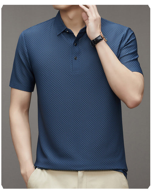 Breathable Summer Polo Shirt Men's