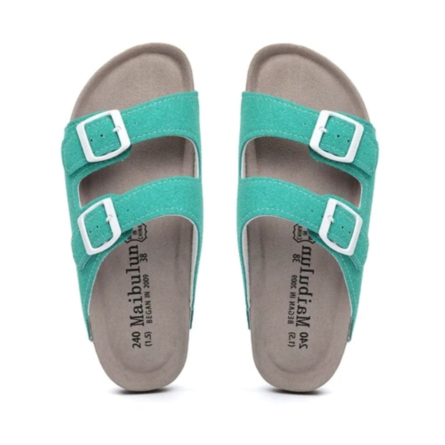 MODA Bløde kork dame sandaler med to spænder