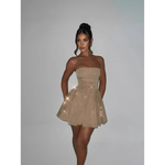 Chic Glitrende Minikjole | Slank & Sofistikeret | Festklar