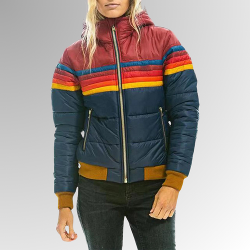 SILVANA™ | CASUAL JAKKE MED ZIP OG LIVLIGE DETALJER