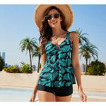 MODA sort enkel slank komfortabel tankini