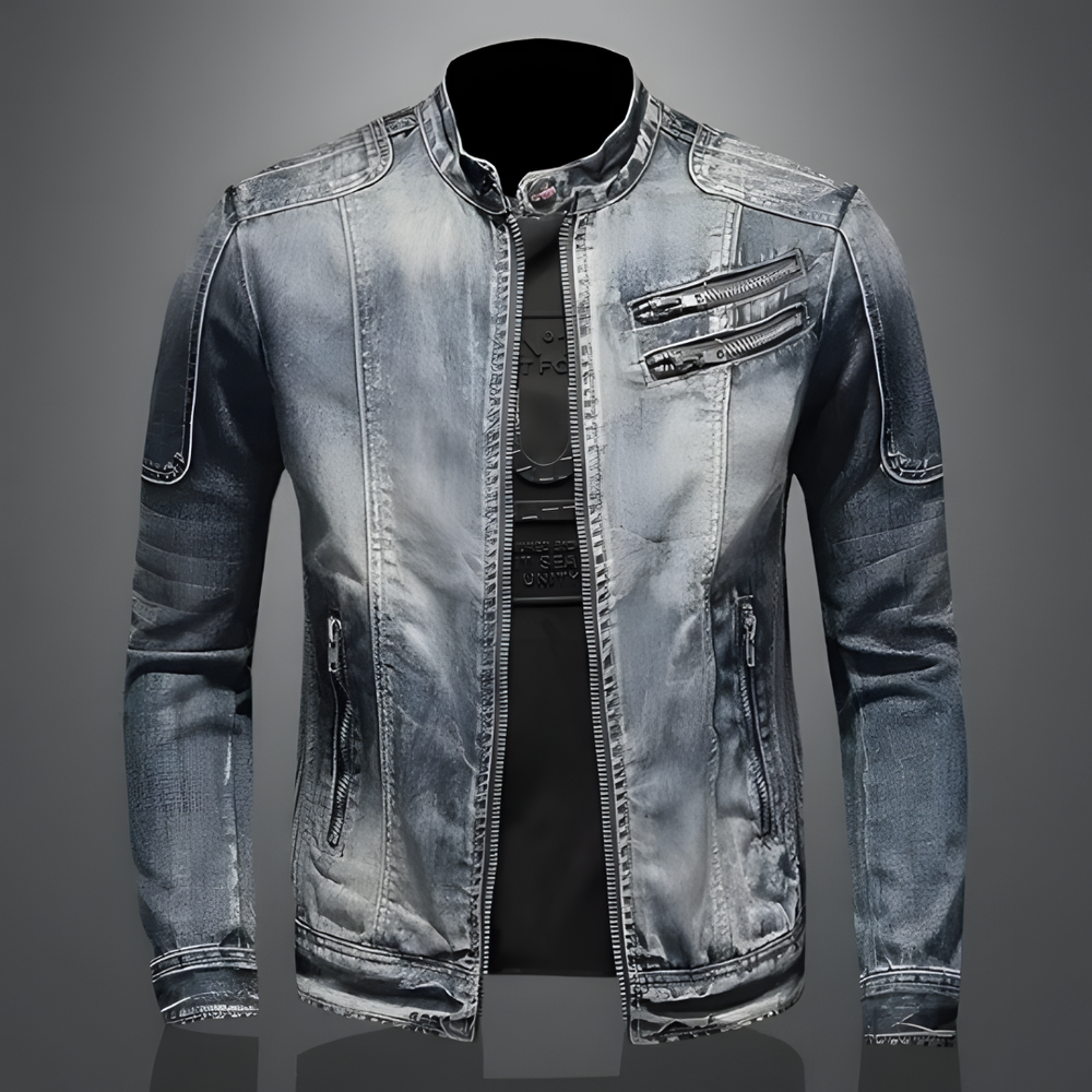 Denimjakke til mænd