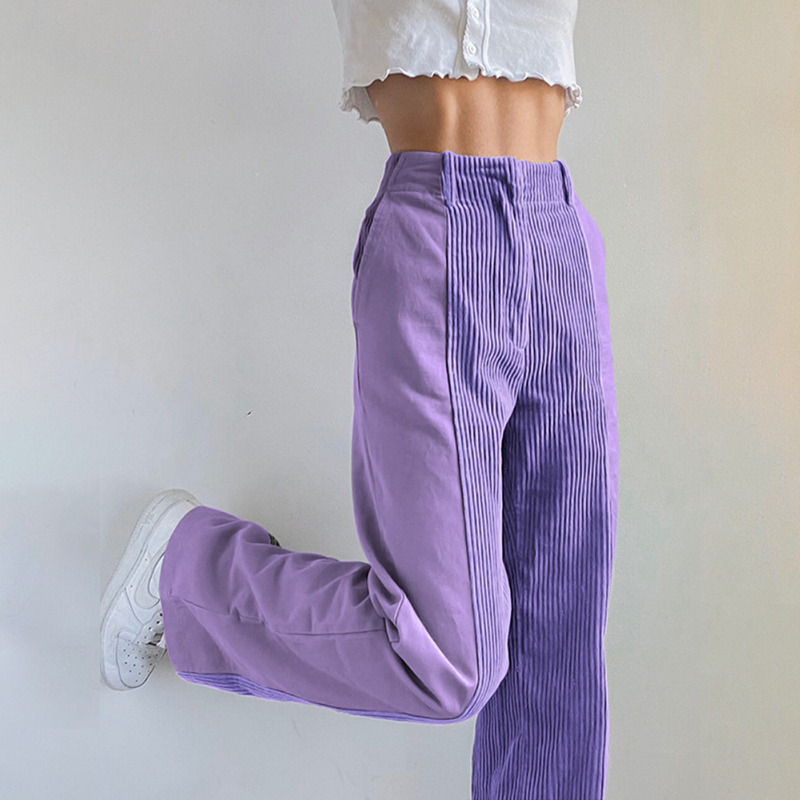 Jasmine | Styliske lige bukser i corduroy
