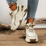 Stilfulde sneakers til kvinder med høj sål
