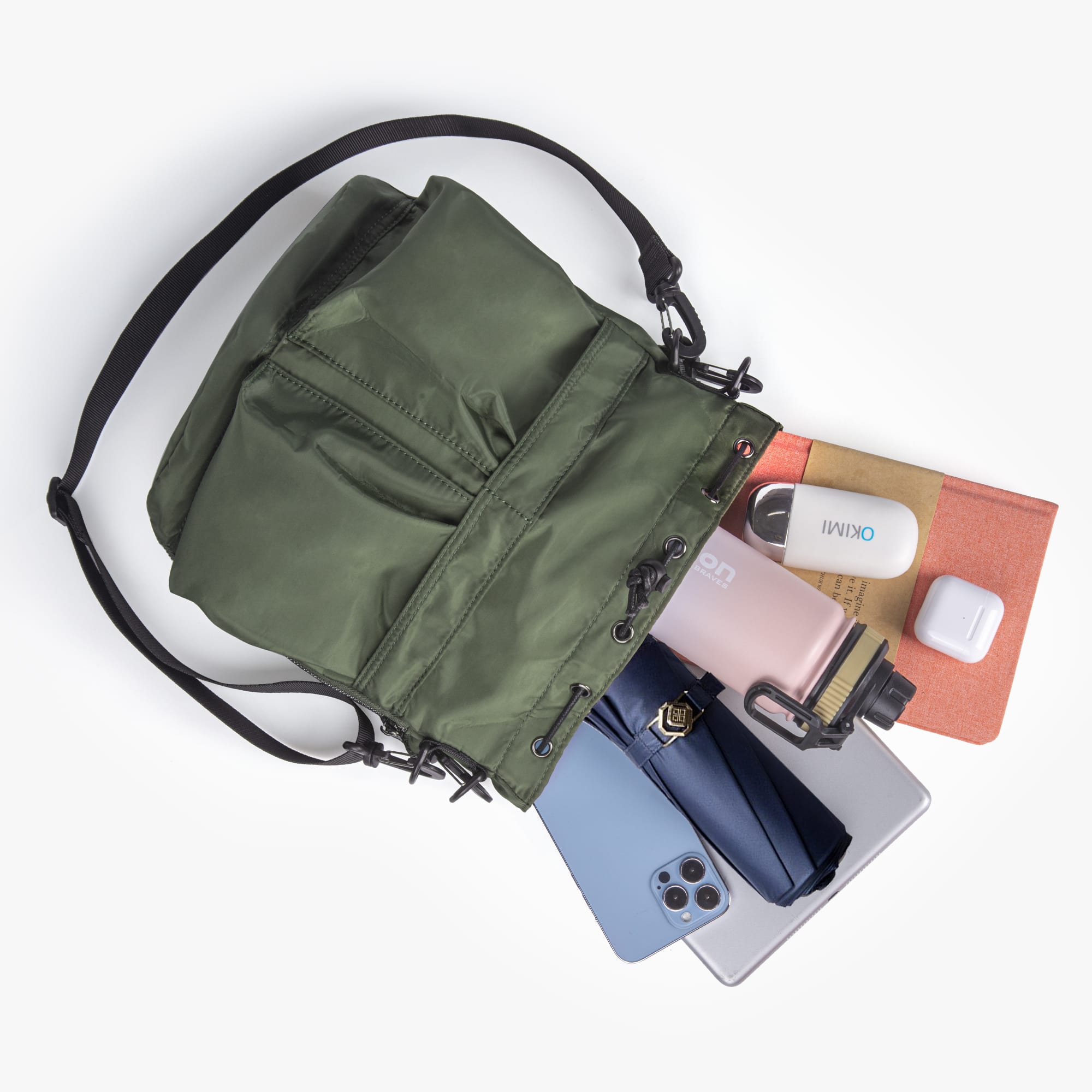 Devako Nylon taske med løbegang