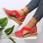Nadia - espadrillesandaler med krydsrem