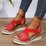 Nadia - espadrillesandaler med krydsrem