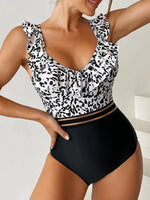 LOTTA - Badedragt med leopardprint