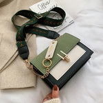 Clarissa - Chic skuldertaske med kontraststrop