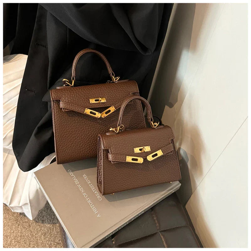 Rikke - Lychee-mønstret crossbody-taske