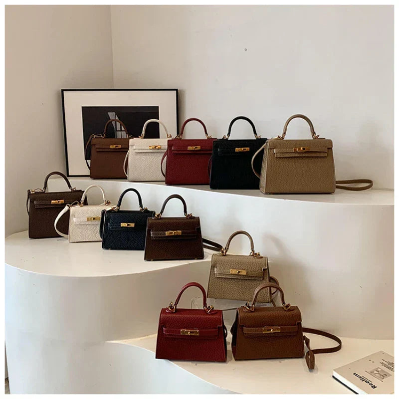 Rikke - Lychee-mønstret crossbody-taske