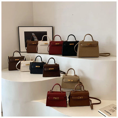 Rikke - Lychee-mønstret crossbody-taske