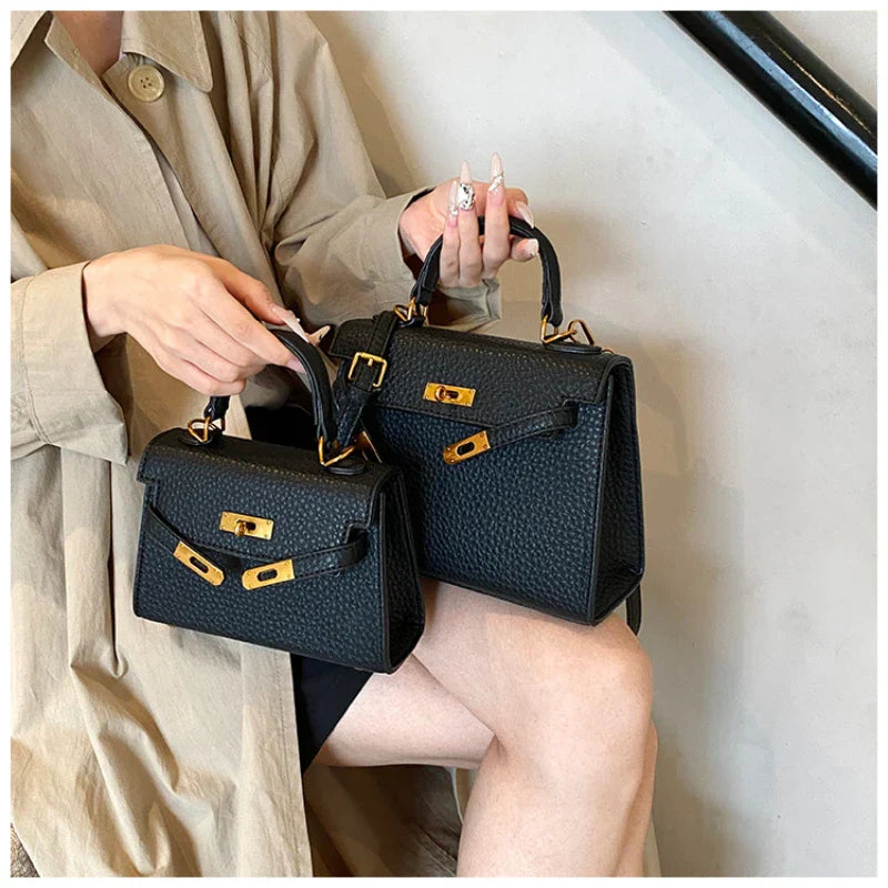Rikke - Lychee-mønstret crossbody-taske