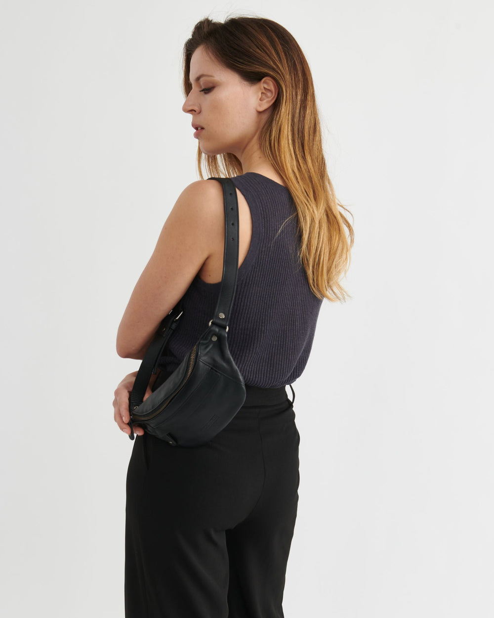 Stitch & Hide Bailey læder hoftetaske