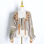 Camila - Moderne bomberjakke med patchwork-design