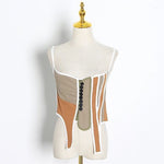 Camila - Moderne bomberjakke med patchwork-design