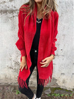 Elvira | Cardigan med frynser