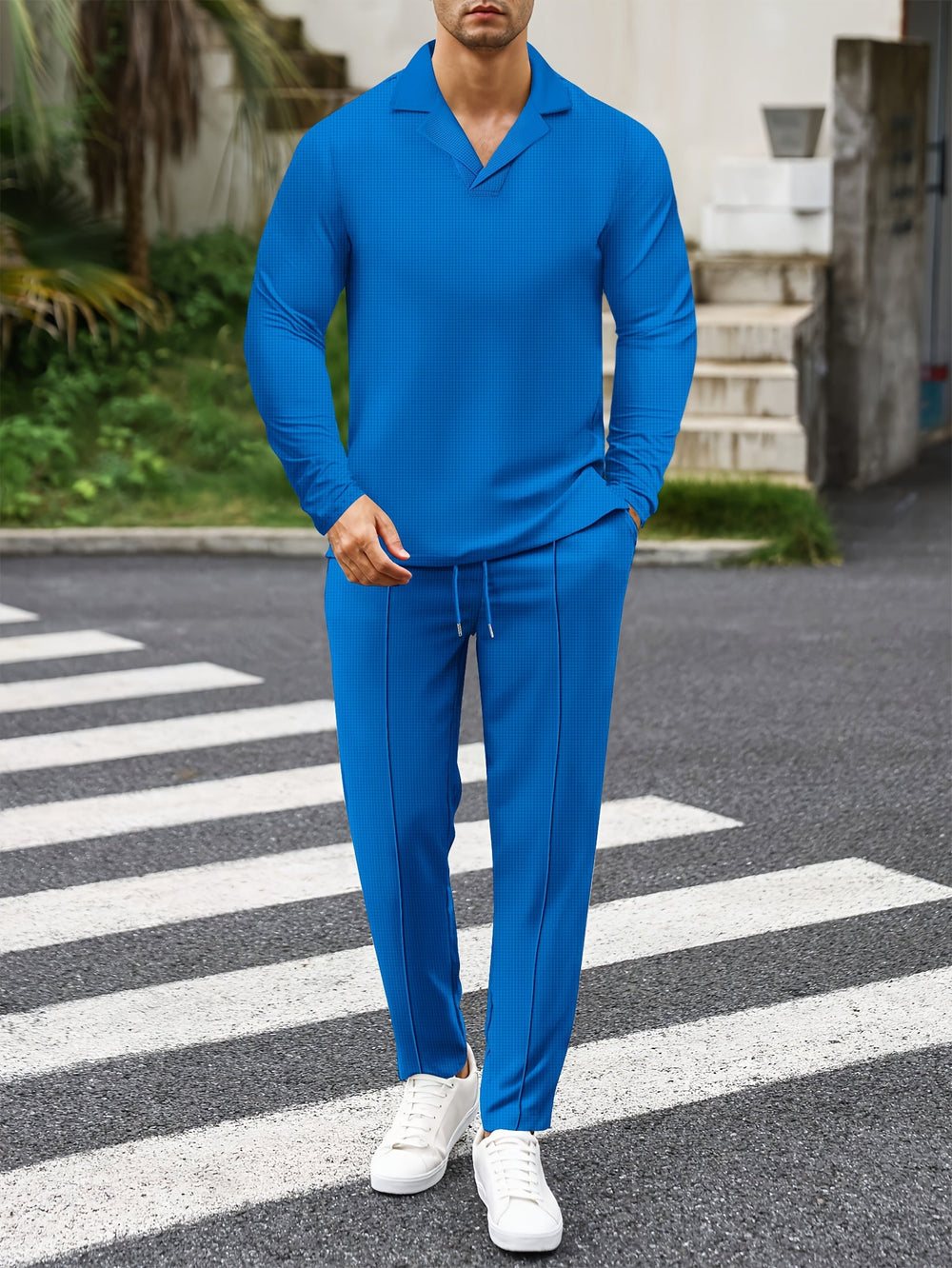 Casual Todelt Sæt | Komfortabelt og Let | Polyester