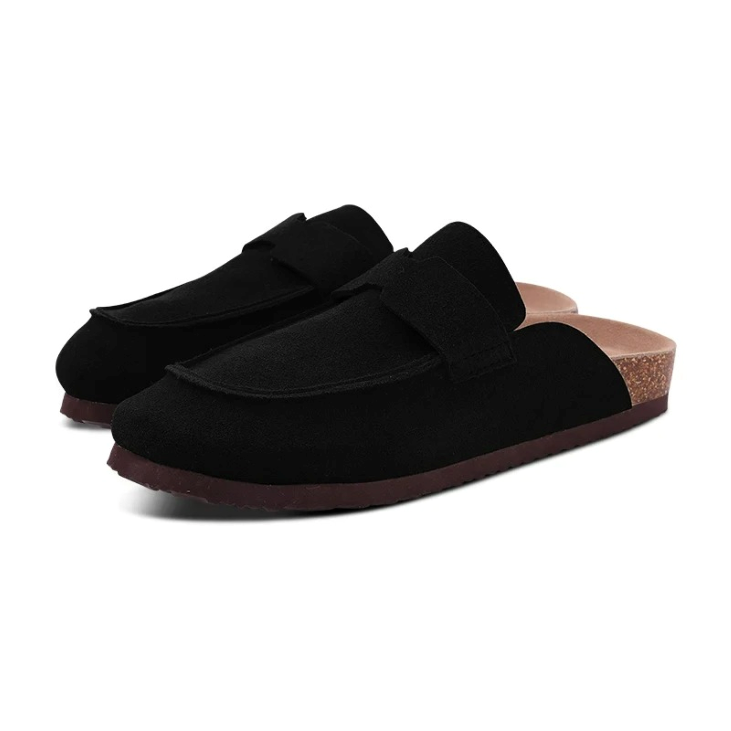 MODA brun ruskind træsko dame sandaler