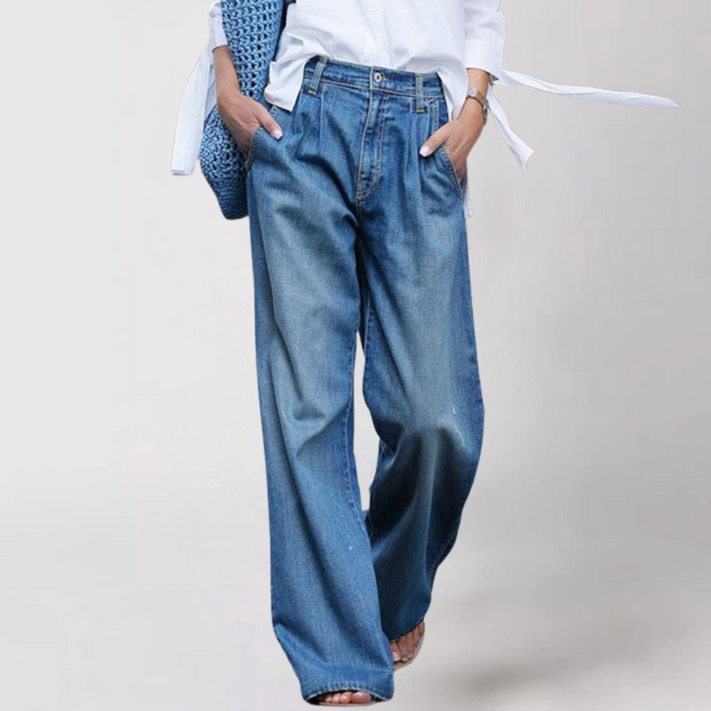 Wide-Leg Jeans | Denim | Casual og Komfortabel