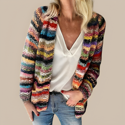 Senna | Farverig cardigan
