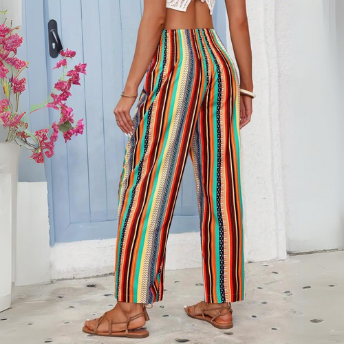 Jessa | Stilfulde Stribede Bukser