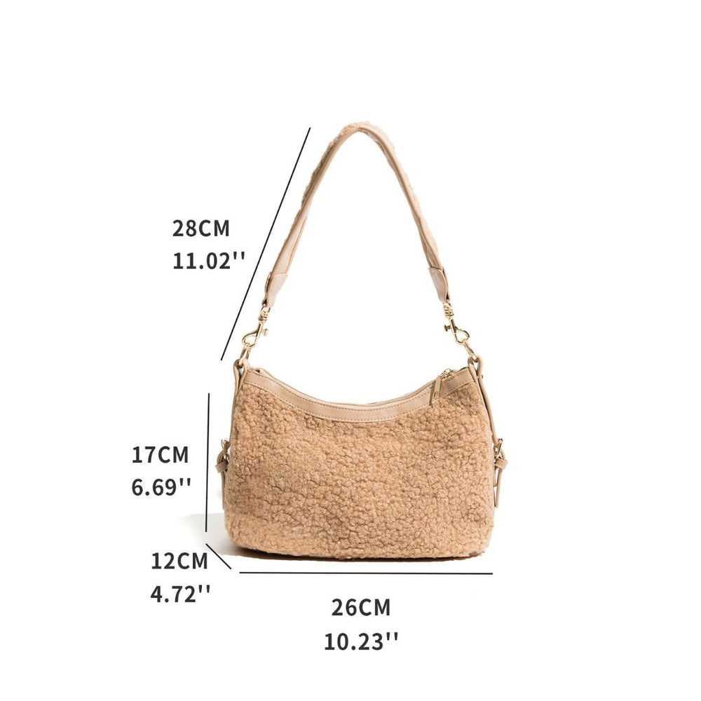 Kate Faux Fur Shoulder Bag
