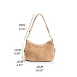 Kate Faux Fur Shoulder Bag