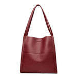 Jula - Ensfarvet crossbody-taske i ægte læder