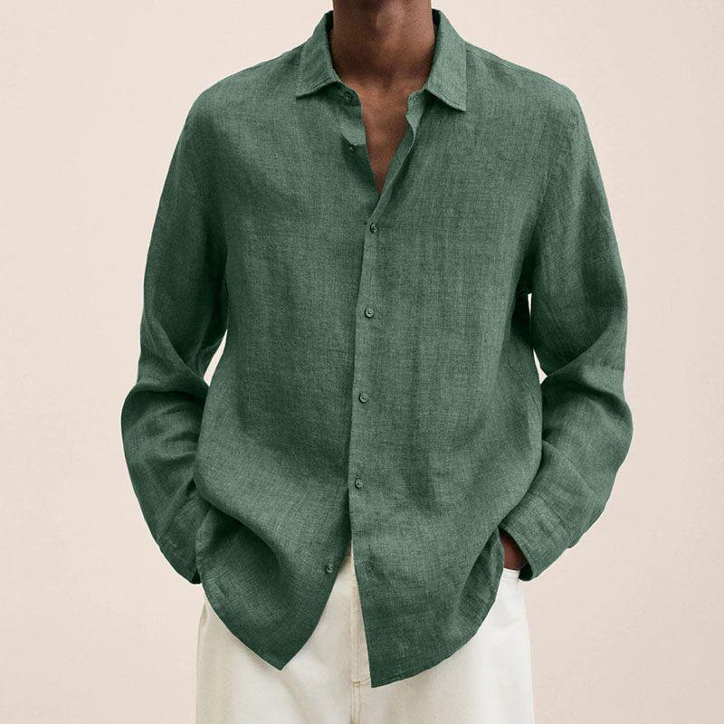 Elegant hørskjorte til mænd - Albert