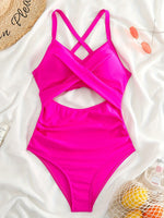Pink twist-badedragt - Helena