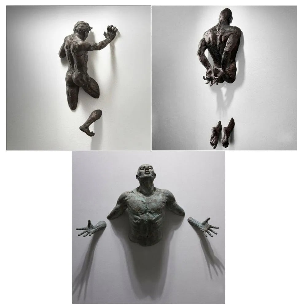 3DVisio | Gennem Væg Figur Skulptur
