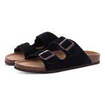 MODA brun strandstil dobbeltspænde dame sandaler